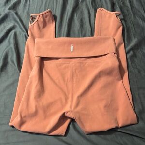 FP Movement by Free People High-Rise Leggings in Terracotta